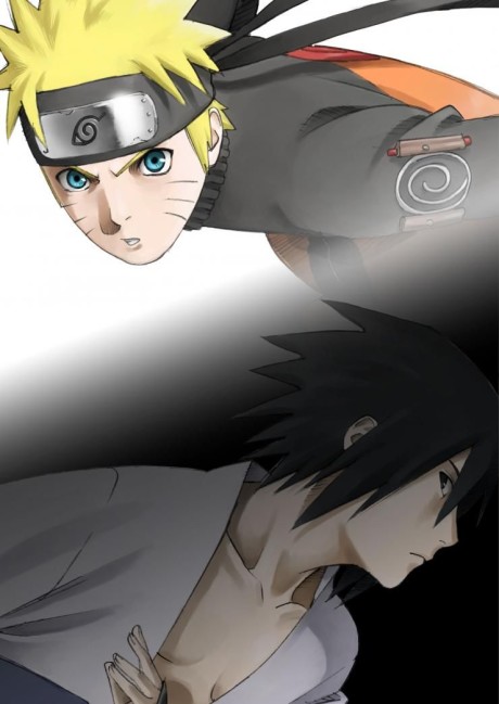Side-by-side comparison showing original 2007 Naruto Shippuden animation quality versus the 2026 remaster version of the same scene, highlighting color grading and detail improvements