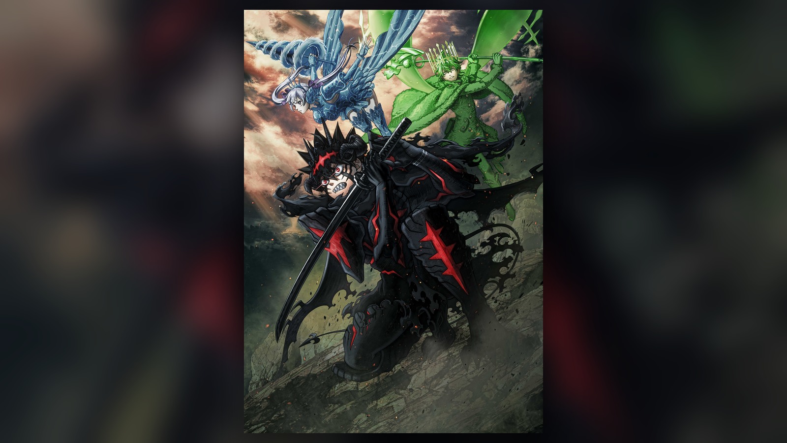 Second Black Clover 2nd Season key visual with Asta, Noelle and Yuno