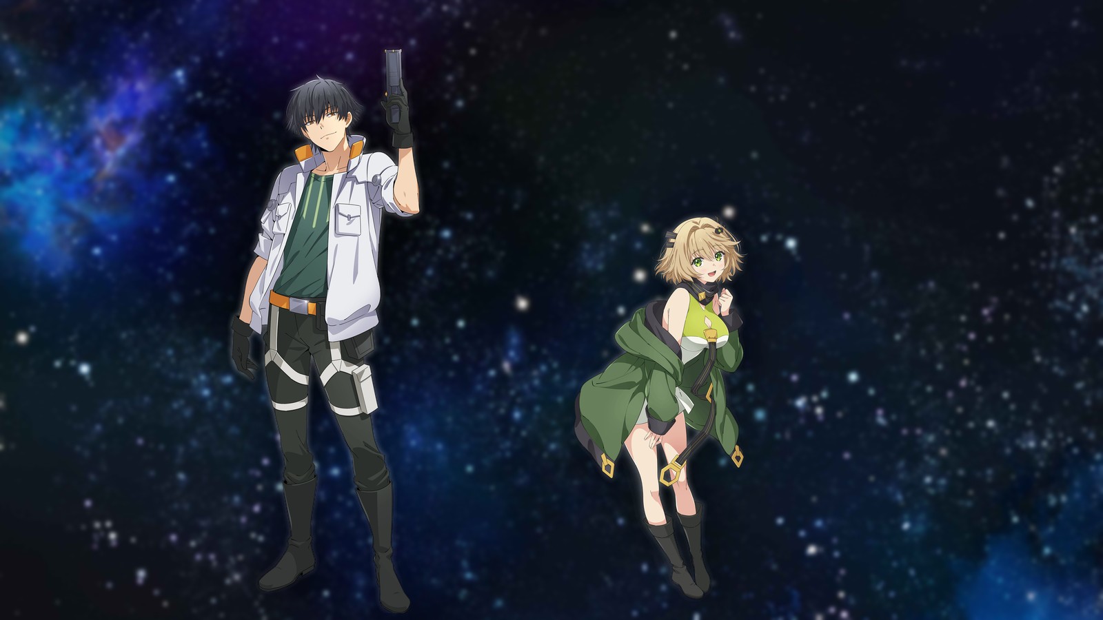 Captain Hiro and Mimi from Reborn as a Space Mercenary
