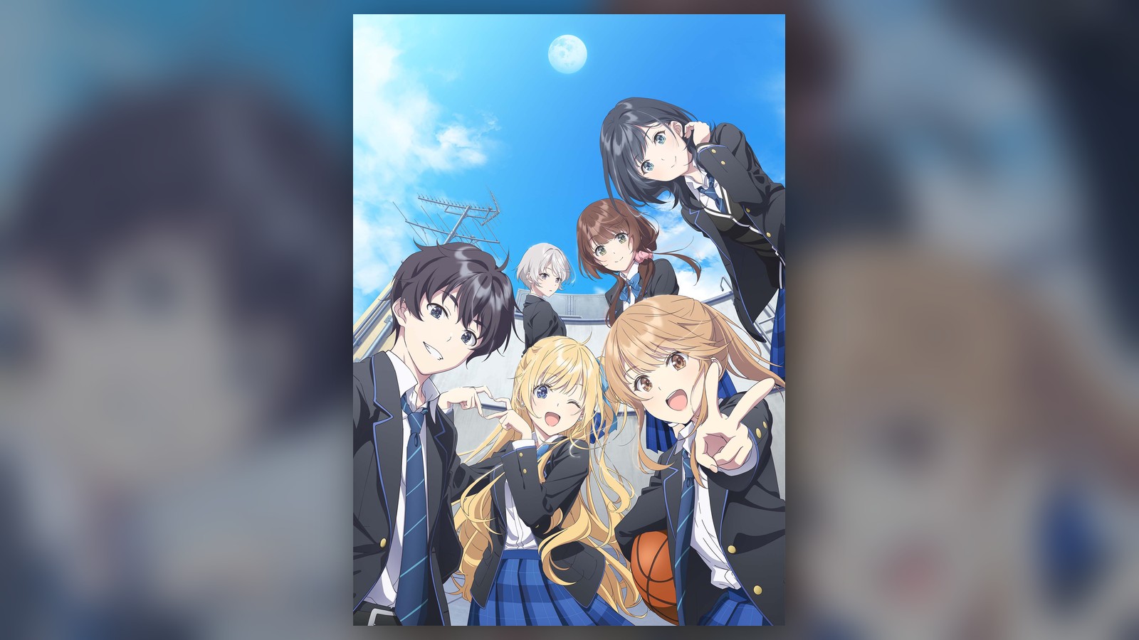 Cast visual for Chitose Is in the Ramune Bottle
