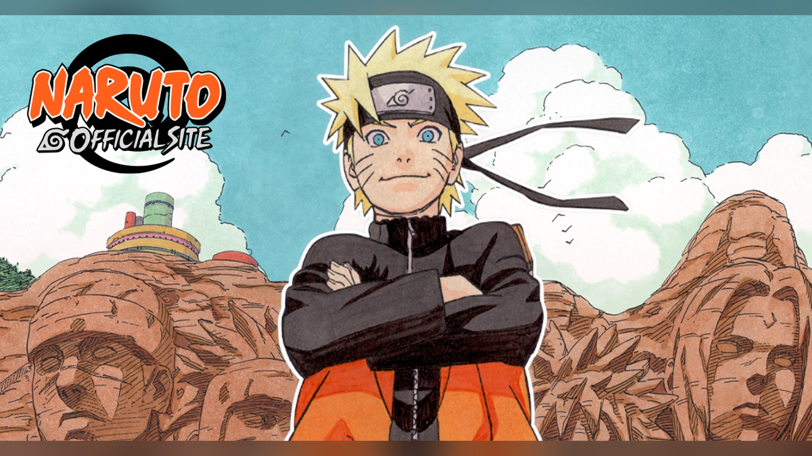 Naruto Uzumaki artwork from the official Naruto site