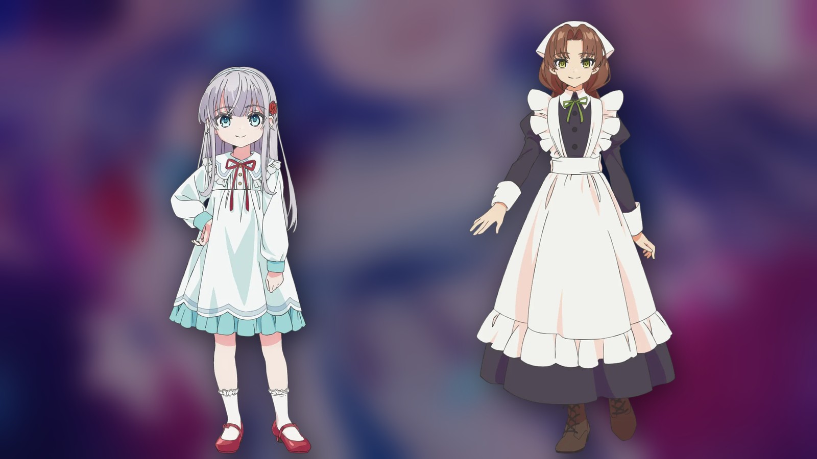 Nia Liston and her maid Rinokis Funk