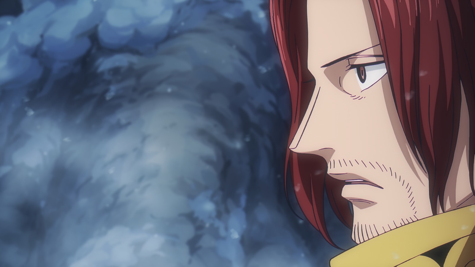 Shanks in the One Piece anime during the Elbaph arc