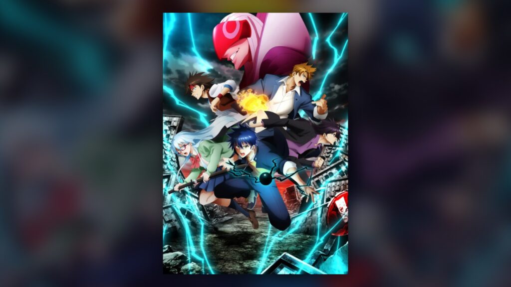 PSYREN anime key visual featuring Ageha Yoshina