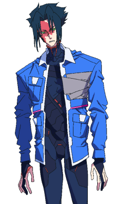 D the Snake Nation netrunner in Cyberpunk Edgerunners 2 character art