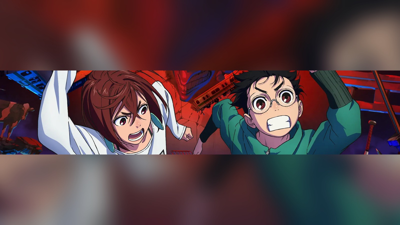 Momo and Okarun in Dandadan
