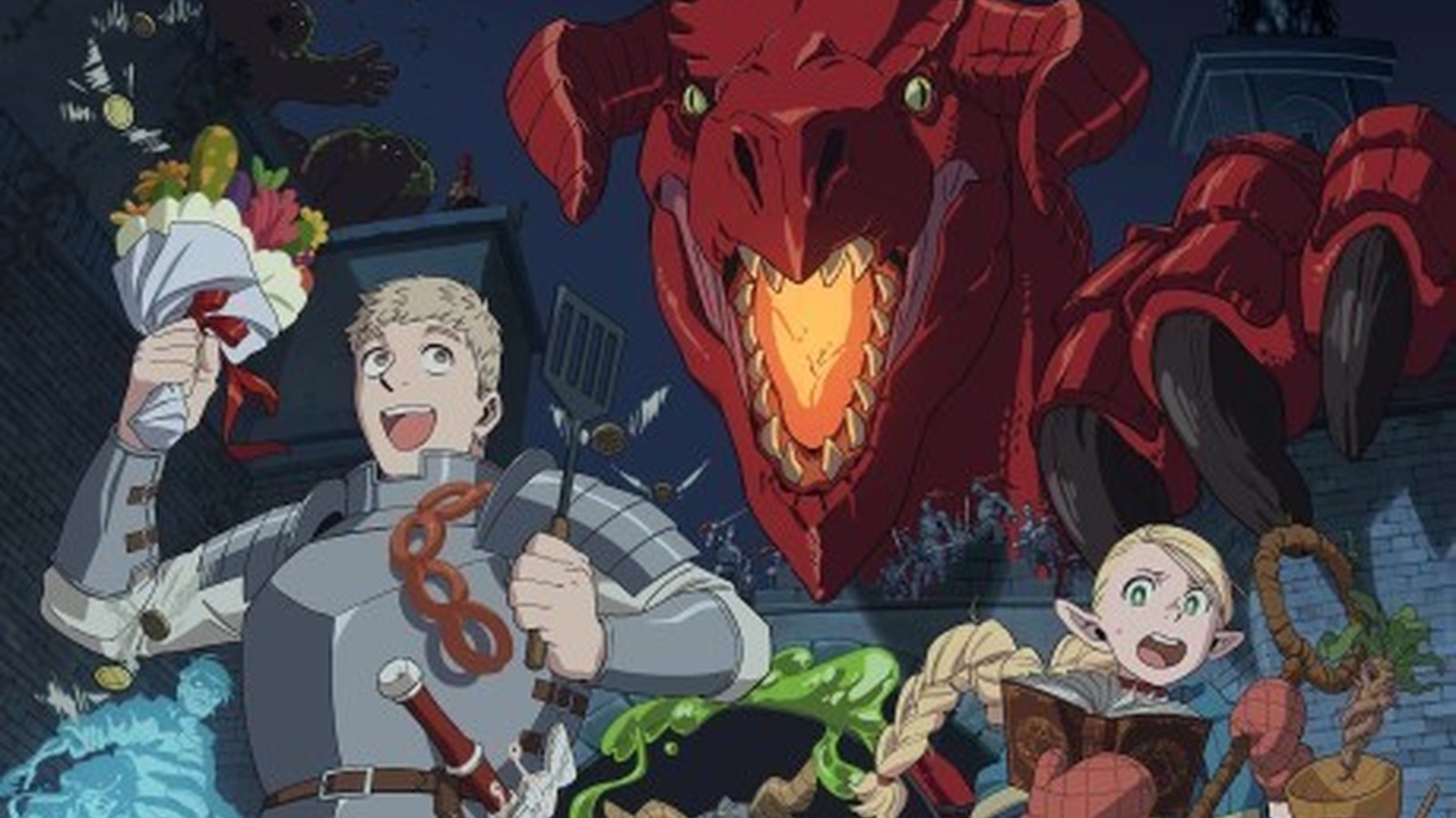 The party in Delicious in Dungeon