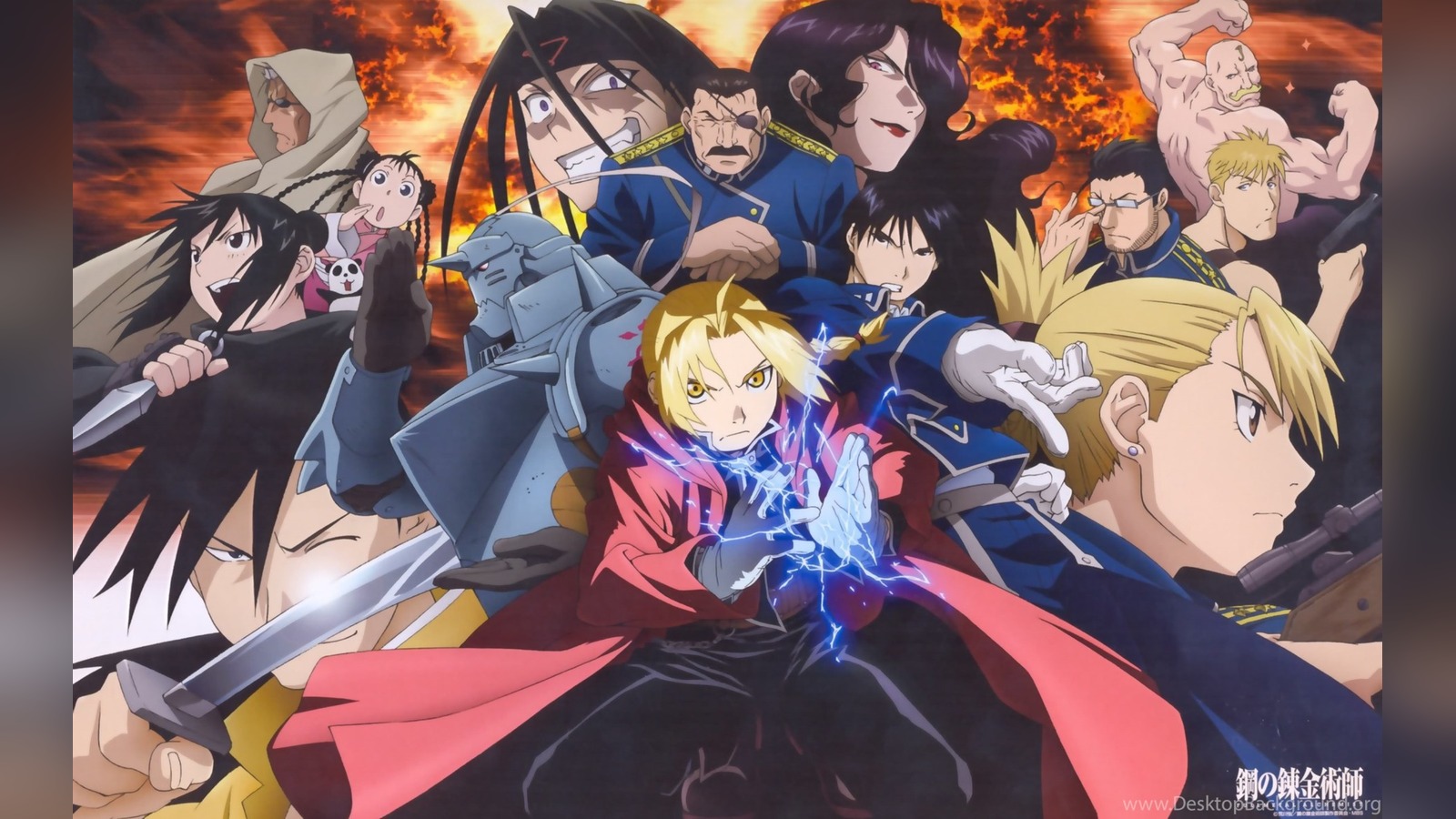 Edward and Alphonse Elric in Fullmetal Alchemist Brotherhood