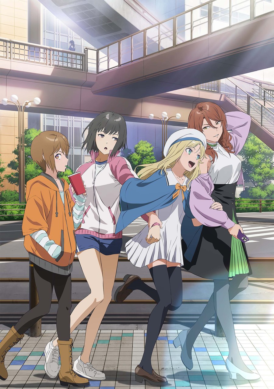 ITEM's four members in daylight in Academy City