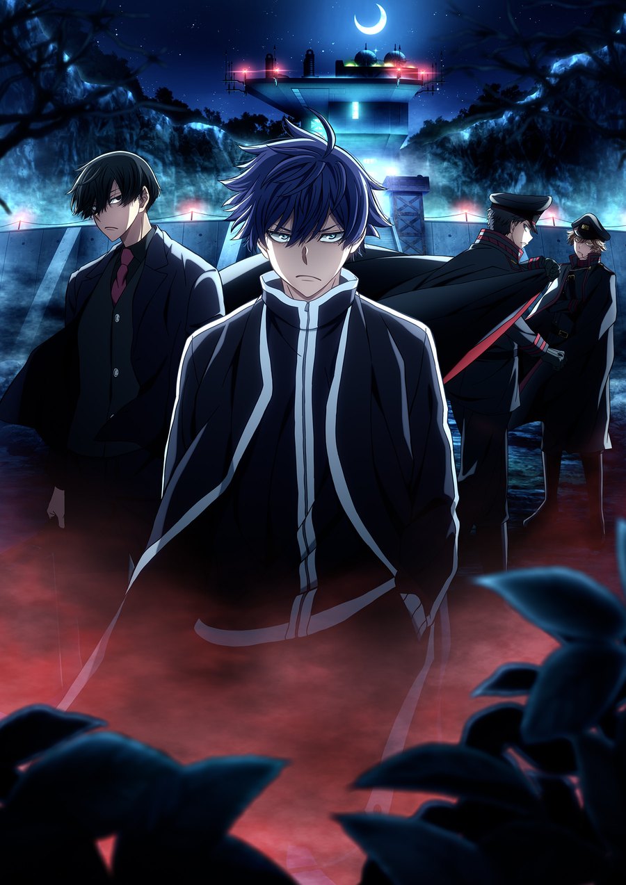 Night street confrontation in an official Tougen Anki visual